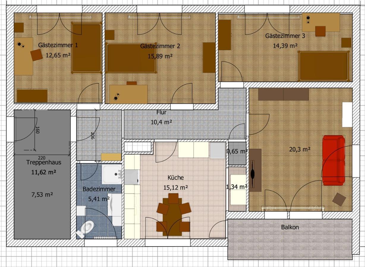 Apartment Ferienwohnung Vogt Sinzheim Luaran gambar